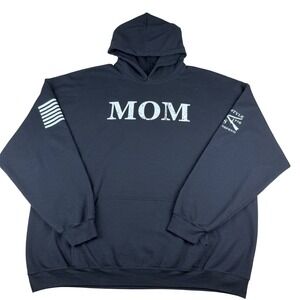 Black Mom Graphic Hoodie Long Sleeve Pullover Sweatshirt Women's